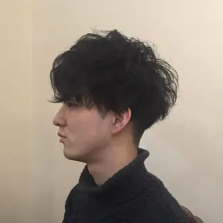 パーマ メンズ 【ショート特化】 森本　祐太のヘアスタイル