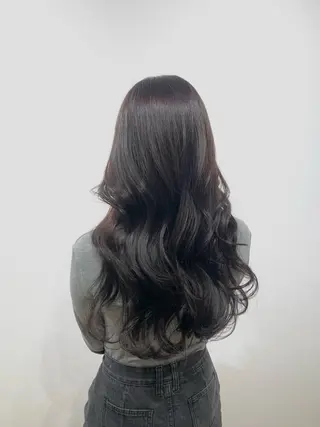 ロング カラー ヘアアレンジ キヨミ 韓国レイヤーカットのヘアスタイル