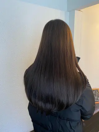 ロング カラー ヘアアレンジ 🍒ᩚ名駅/艶髪 縮毛矯正/あゆ🍒ᩚのヘアスタイル