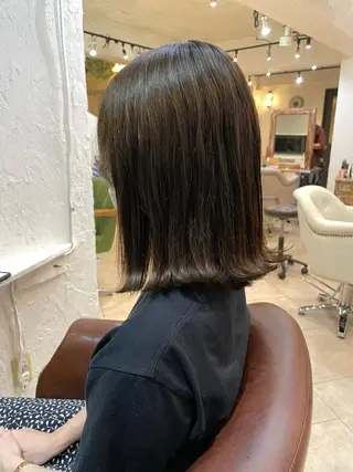 ミディアム カラー あしかが ゆいとのヘアスタイル