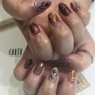 ネイル 佐藤 まりえのネイルデザイン