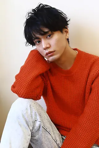 ショート パーマ メンズ F． 〜エフ．〜中崎町のヘアスタイル