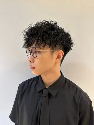 パーマ メンズ 似合わせカット /パーマ岡本淳平のヘアスタイル