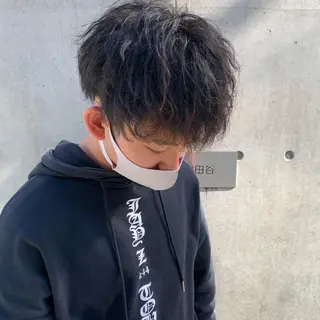 ショート パーマ メンズ メンズパーマの達人 🌟川内絵人のヘアスタイル