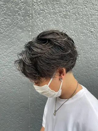 ショート メンズ ミューズ一社所属・せ らのヘアスタイル