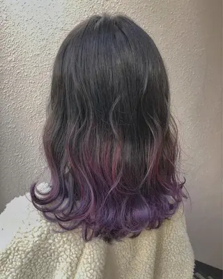 セミロング カラー パーマ ヘアアレンジ メンズ キッズ ネイル マツエク・マツパ 新宿/髪質改善/ 美髪矯正✨浅江通友のヘアスタイル