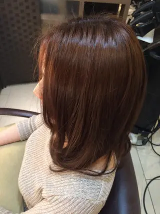 ミディアム カラー 似合わせ/代表 髪質改善/山田将大のヘアスタイル