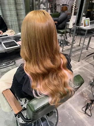 ロング カラー AYANE 韓国ヘア /レイヤーカットのヘアスタイル