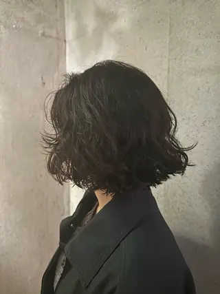 ショート パーマ 似合わせカット /パーマ岡本淳平のヘアスタイル