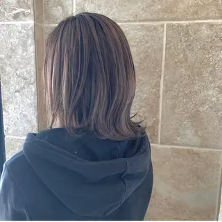 ミディアム カラー 《Zina札幌大通》 Hinano🐻のヘアスタイル