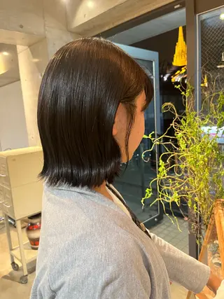 ショート カラー レイヤー/ベージュ mikuのヘアスタイル