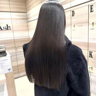 ロング 髪質改善⭐️縮毛矯正 菊島樹希のヘアスタイル