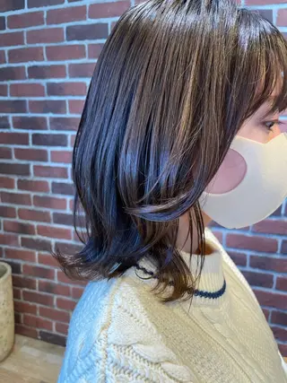 ミディアム 石渡このみ 🍊レイヤーカットのヘアスタイル