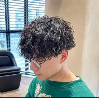 ショート パーマ メンズ 渋谷/メンズ特化/ 女子ウケ/FUKAのヘアスタイル