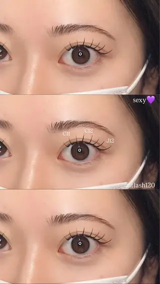 マツエク・マツパ Eye Lash Salon Vivi 岐阜店所属・Vivi miuのマツエク・マツパデザイン