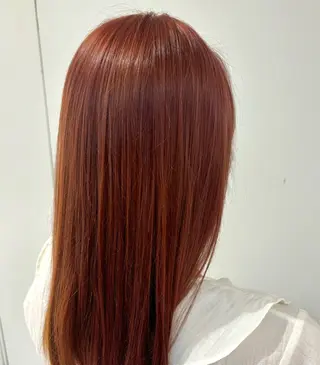 カラー 🍎ピンク、レッド系 暖色カラー🍎あやかのヘアスタイル