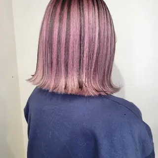 ミディアム 🇰🇷透明感×ハイ トーン🌟tomoのヘアスタイル