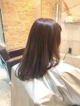 ミディアム カラー 髪質改善・艶髪特化 木村侑平のヘアスタイル