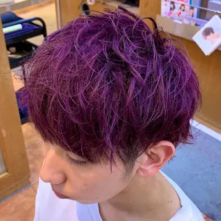 カラー メンズ メンズパーマNo.1 🔥松嶋雄大のヘアスタイル