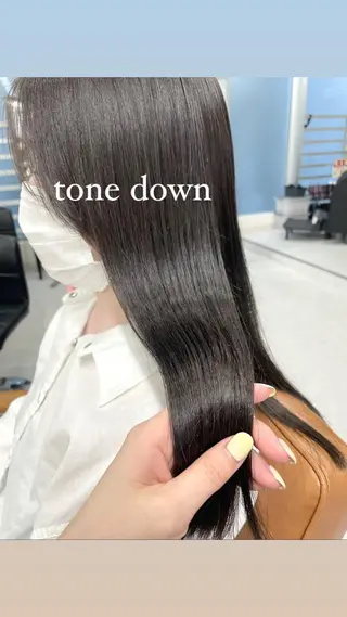 ロング カラー パーマ ヘアアレンジ メンズ キッズ ネイル マツエク・マツパ アイブロウ 🐺ウルフ×ハイトー ン🖤Yukinoのヘアスタイル