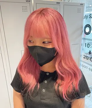 ロング カラー 🦋ブリーチカラー/ 専門Aya💖のヘアスタイル