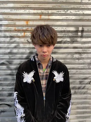 カラー メンズ 🪐Men's🪐 ニュアンス/リョウガのヘアスタイル