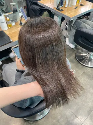 カラー 🤍ベージュ/透明感 韓国ヘア/まりん🤍のヘアスタイル