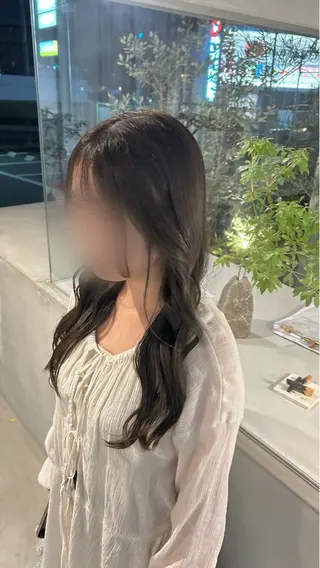 ロング カラー ハイトーン/艶髪/ 暗髪/韓国/sanaのヘアスタイル