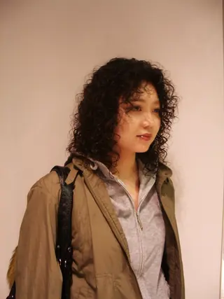 ミディアム パーマ marino マリノのヘアスタイル