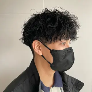 パーマ メンズ 博多No.1 メンズパーマ美容師のヘアスタイル