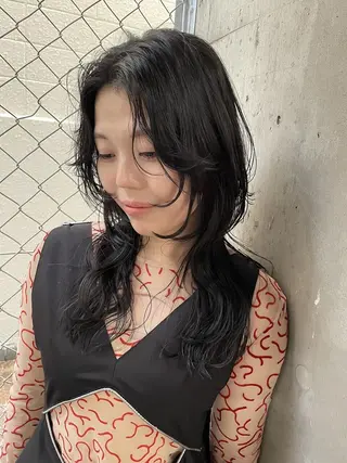 セミロング ボブ/レイヤー/ 御田村裕人のヘアスタイル