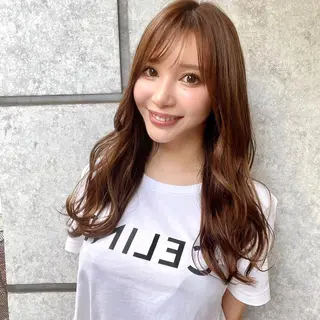 ミディアム カラー MiU所属・髪質改善|ストレート |ブリーチ|ゆたかのヘアスタイル