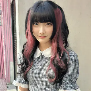 ロング カラー インナーカラー/レイ ヤーカット♡/マキシのヘアスタイル