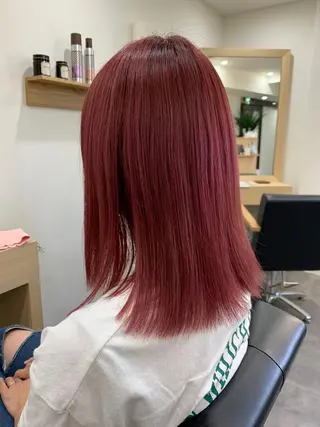 ミディアム カラー kakko所属・(kakko) ayumiのヘアスタイル