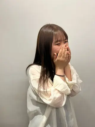 ロング レイヤーカット/ パーマ‪/表参道のヘアスタイル