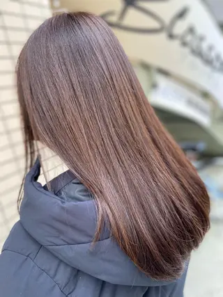 ロング カラー 菊地 美憂のヘアスタイル