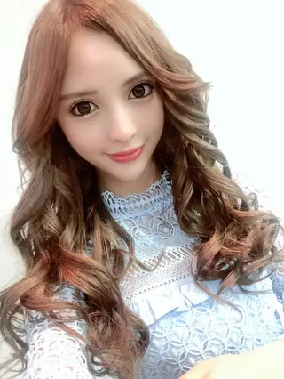 ロング カラー 韓国カラー/エクステ carryのヘアスタイル