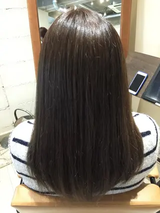 ロング カラー いしだ みさきのヘアスタイル