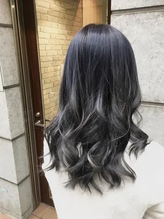 ロング カラー パーマ ヘアアレンジ RecheRche【池袋】所属・👑指名率No.1 👑坂口飛翔のヘアスタイル