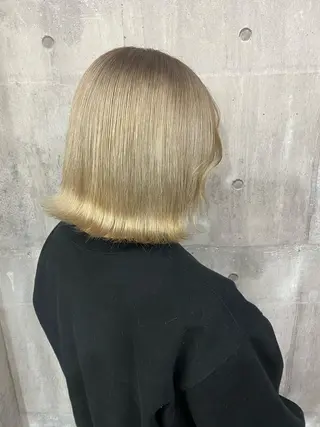 セミロング カラー SHURI❤️🔥 中/韓mix ♡のヘアスタイル