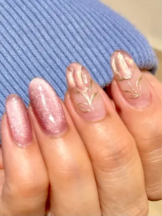 ネイル Seemly 千田町店所属・フラワーパラジェル 🌸シームリーエミのネイルデザイン