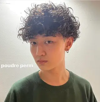 パーマ メンズ 猪原 海斗メンズパーマのヘアスタイル
