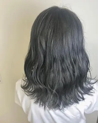 ミディアム カラー パーマ ヘアアレンジ メンズ Hair make frei所属・メンズ専門美容師 堀井隼のヘアスタイル