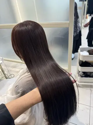 ロング レイヤーカット/ 顔まわり/アオイのヘアスタイル