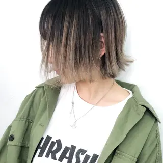 ミディアム カラー メンズ pigment所属・♡MIHO♡ スタイリストのヘアスタイル