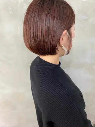 ショート ヘアカラー1500円 🦋モデル大募集🦋のヘアスタイル
