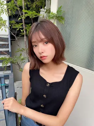 ショート タンバルモリ/ タッセルボブ/神山のヘアスタイル