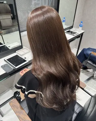 ロング カラー ヘアアレンジ 清水 楓夏のヘアスタイル