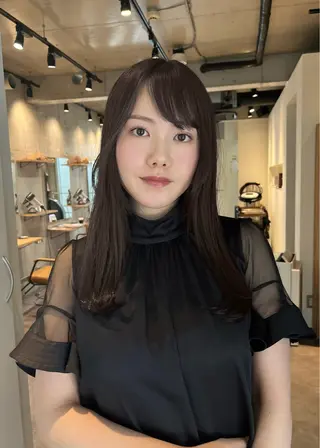 セミロング davin中目黒 KATOのヘアスタイル