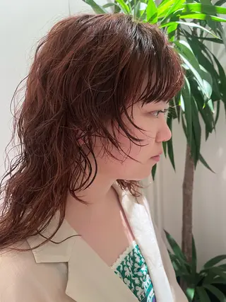 ロング パーマ tricca daikanyama所属・縮毛矯正/ボブ/ 🌱長尾朋弥🌱のヘアスタイル